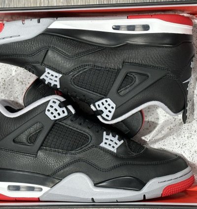 Nike Air Jordan Retro 4 Bred Reimagined