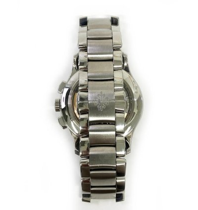 Patek Philippe Annual Calendar Chronograph Complications Stainless Steel Olive Green Dial 5905 1a-001