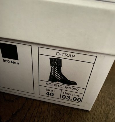 Dior -trap Leather Lace-up Boots