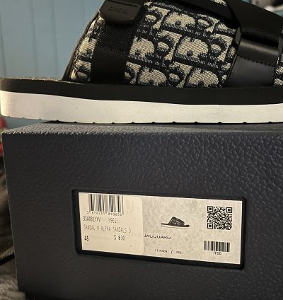 Dior Alpha Oblique Sandals