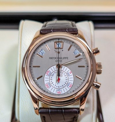 Patek Philippe Annual Calendar Chronograph Flyback Chrono Discontinued 5960r-001 Full Set