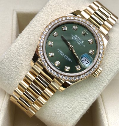 Rolex Datejust 31 278288rbr Diamonds Green