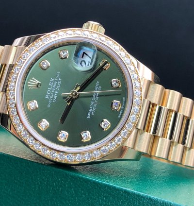 Rolex Datejust 31 278288rbr Diamonds Green