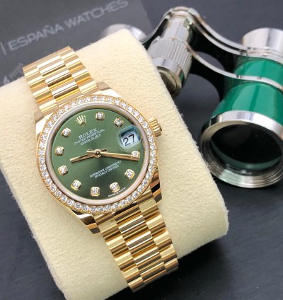 Rolex Datejust 31 278288rbr Diamonds Green