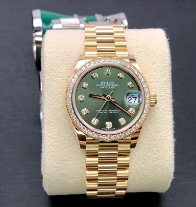 Rolex Datejust 31 278288rbr Diamonds Green