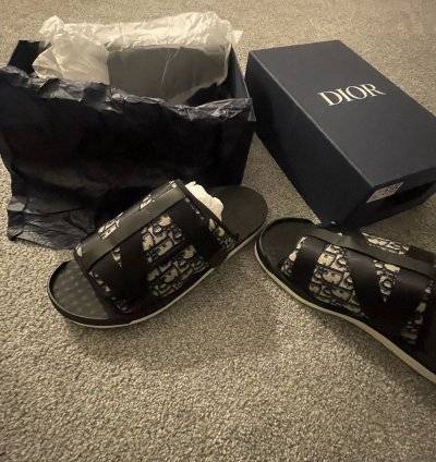 Dior Alpha Sandal Black