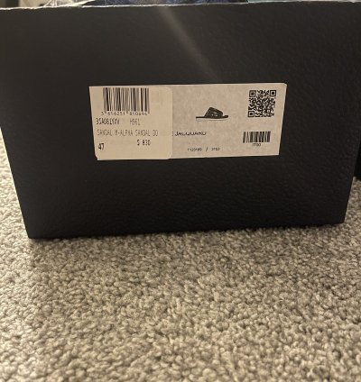 Dior Alpha Sandal Black