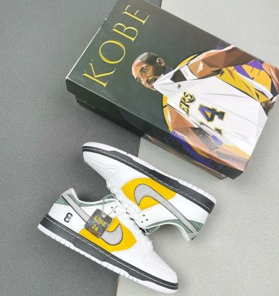 Nike Sb Dunk Low X Kobe 24 White Lf2428-001