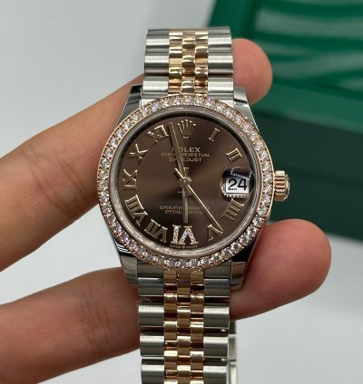 Rolex Datejust 31 278381rbr Chocolate Roman Iv Diamond Jubilee