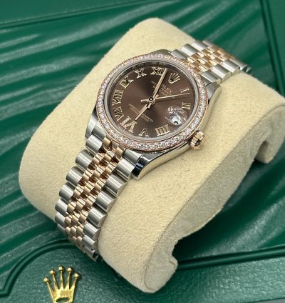 Rolex Datejust 31 278381rbr Chocolate Roman Iv Diamond Jubilee