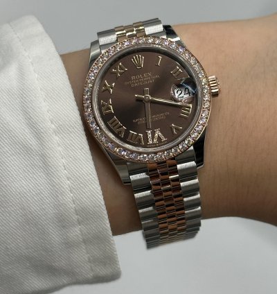 Rolex Datejust 31 278381rbr Chocolate Roman Iv Diamond Jubilee