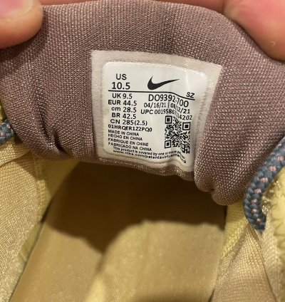 Nike Air Max 1 Travis Scott Cactus Jack Saturn Gold
