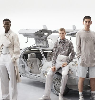 Dior And Danielarsham Translucentwhite Hightop Rubber Boots