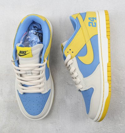 Nike Sb Dunk Low X Kobe Bryant Yellow Blue Sneakers