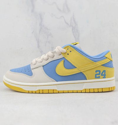 Nike Sb Dunk Low X Kobe Bryant Yellow Blue Sneakers