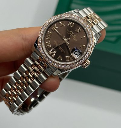 Rolex Datejust 31 278381rbr Chronolate Roman Iv Diamond Jubilee