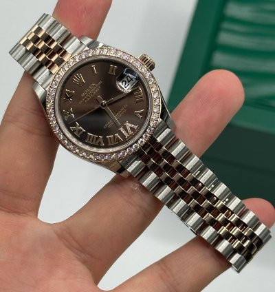 Rolex Datejust 31 278381rbr Chronolate Roman Iv Diamond Jubilee