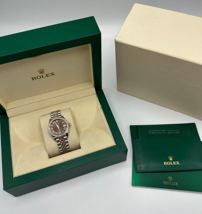 Rolex Datejust 31 278381rbr Chronolate Roman Iv Diamond Jubilee