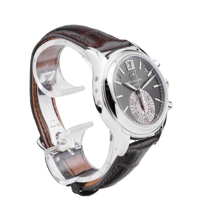 Patek Philippe Annual Calendar Chronograph Flyback Complication Grey Dial Platinum 5960p