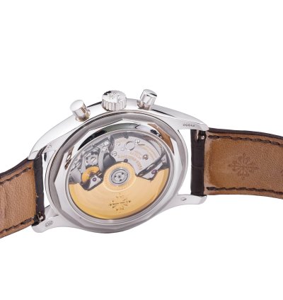 Patek Philippe Annual Calendar Chronograph Flyback Complication Grey Dial Platinum 5960p