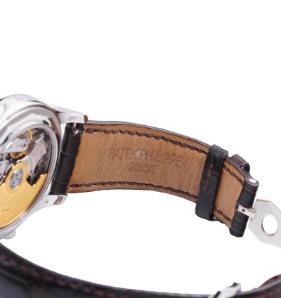 Patek Philippe Annual Calendar Chronograph Flyback Complication Grey Dial Platinum 5960p