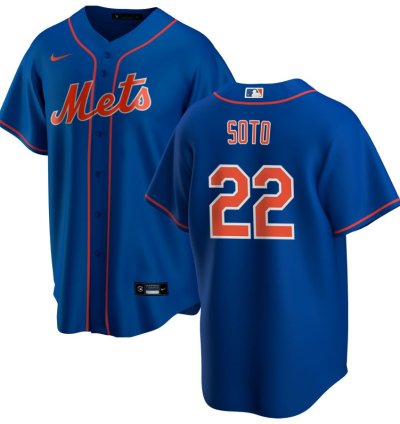 Juan Soto Jersey 22 New York Mets 2025 Baseball Player Blue