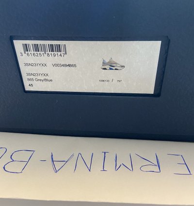Dior B22 Baby Blue Sneaker Size 12