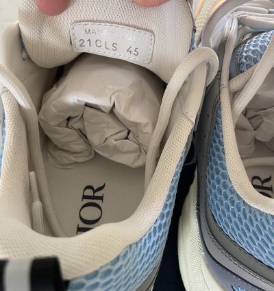 Dior B22 Baby Blue Sneaker Size 12