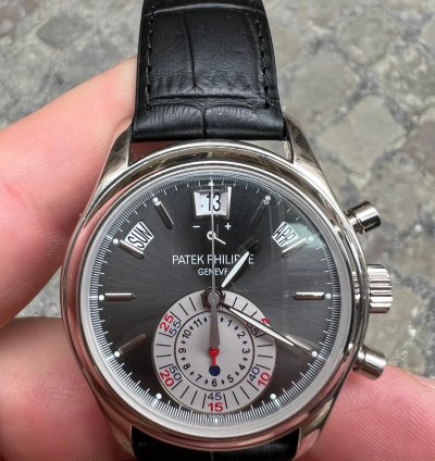 Patek Philippe Annual Calendar Chronograph Full Set Platino Platinum