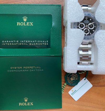 Rolex Daytona 116500ln Discontinued New 2023 Ceramic Bezel Black Dial Steel Oyster Bracelet