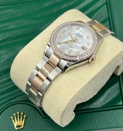 Rolex Datejust 31 278381rbr Ng White Mother Of Pearl Oyster