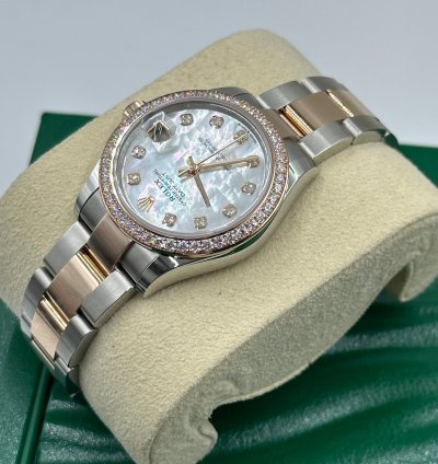 Rolex Datejust 31 278381rbr Ng White Mother Of Pearl Oyster