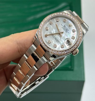 Rolex Datejust 31 278381rbr Ng White Mother Of Pearl Oyster