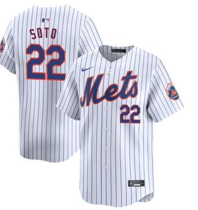 Juan Soto Jersey 22 New York Mets 2025 Baseball Player White