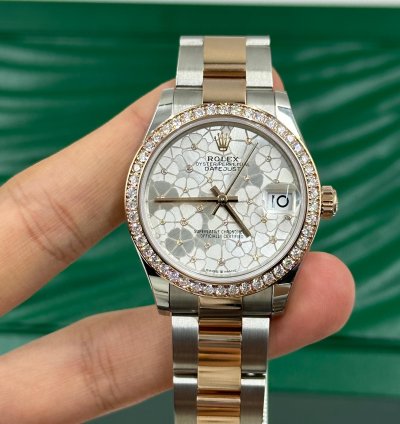 Rolex Datejust 31 278381rbr Silver Flower Oyster