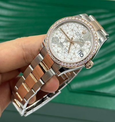 Rolex Datejust 31 278381rbr Silver Flower Oyster
