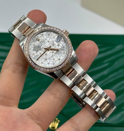 Rolex Datejust 31 278381rbr Silver Flower Oyster
