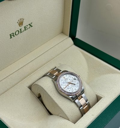 Rolex Datejust 31 278381rbr Silver Flower Oyster