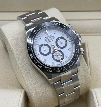 Rolex Daytona 116500ln Panda Bianco White Wei Full Set Nos New 2022 Discontinued