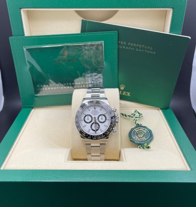 Rolex Daytona 116500ln Panda Bianco White Wei Full Set Nos New 2022 Discontinued