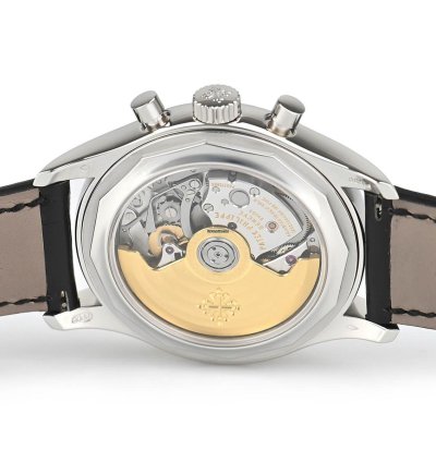 Patek Philippe Annual Calendar Chronograph Platinum Annual Calendar Chronograph Day Night Power Gray 40 5mm Box Papers 5960p-001