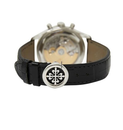 Patek Philippe Annual Calendar Chronograph Platinum Case Grey Dial Complete Set
