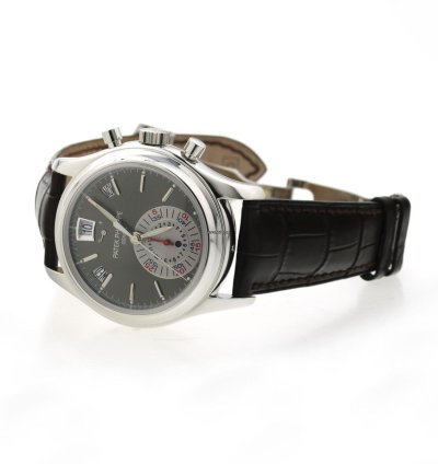 Patek Philippe Annual Calendar Chronograph Platinum Ref 5960p-001