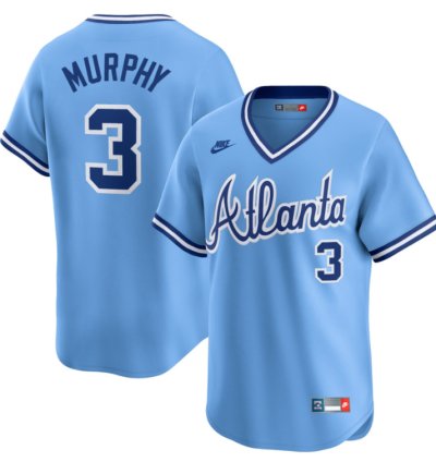 Dale Murphy Atlanta Bravesthrowback Light Blue Jersey - All Stitched