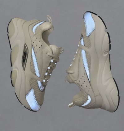 Dior B22 Calf Mesh Sneaker Reflective