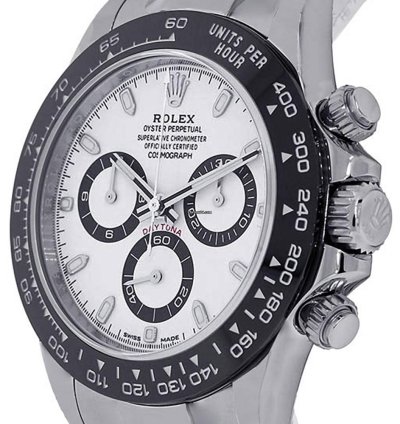 Rolex Daytona 116500ln Stainless Steel Panda White Dial 40 Mm