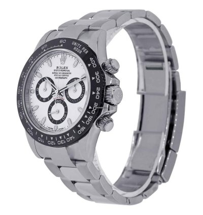 Rolex Daytona 116500ln Stainless Steel Panda White Dial 40 Mm