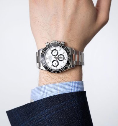 Rolex Daytona 116500ln Stainless Steel Panda White Dial 40 Mm