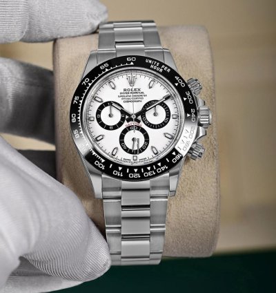 Rolex Daytona 116500ln Stainless Steel Panda White Dial 40 Mm