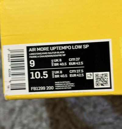 Nike Air Uptempo Ambush Sneakers Size 9
